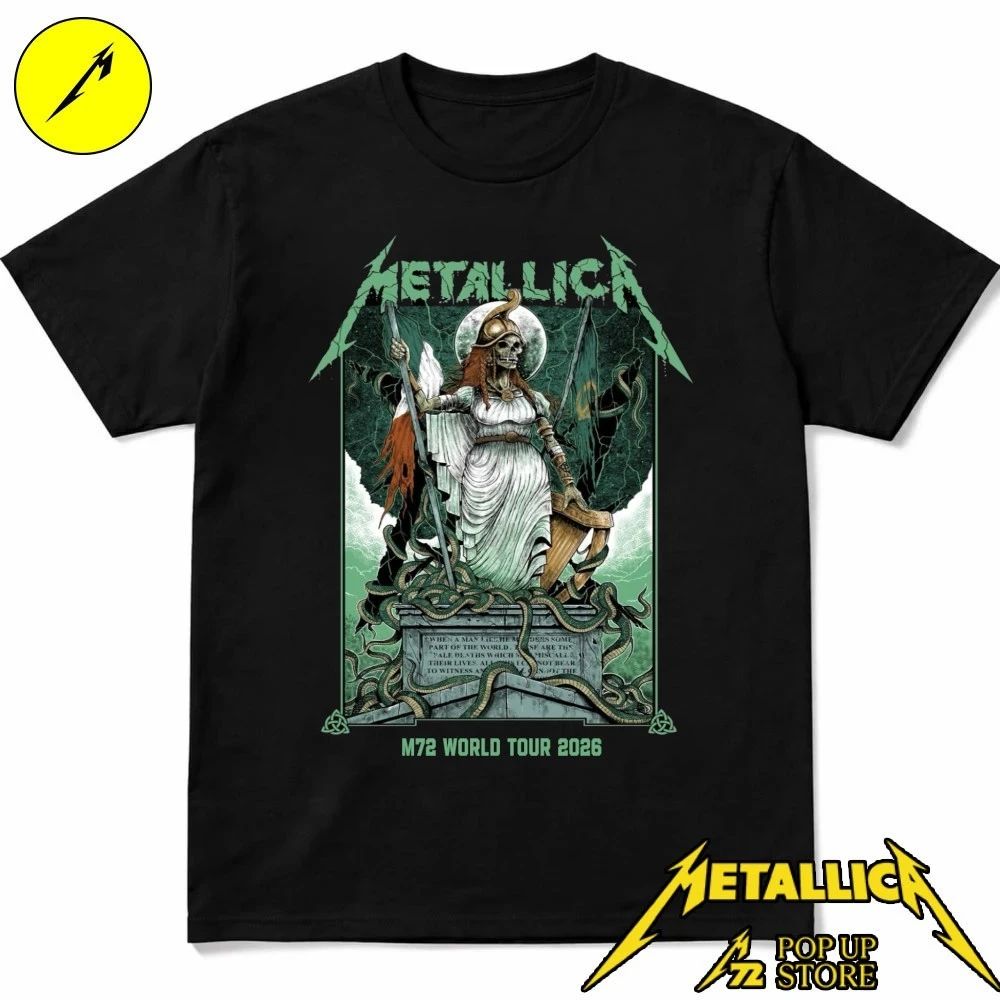Metallica Dublin, Ireland June 19th And June 21st 2026 Aviva Stadium Poster T-Shirt