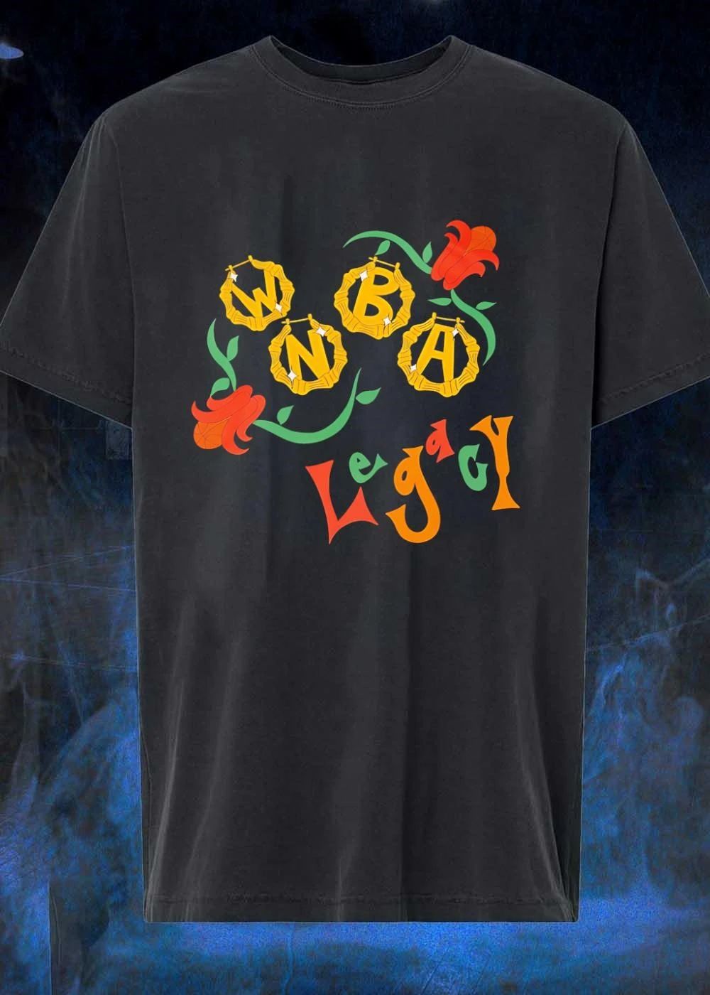 WNBA Legacy Bamboo Hoop Earrings shirt