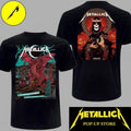 Metallica M72 Cardiff 2026 Pop Up Shop Red Dragon Celtic Skull King Merch Tee