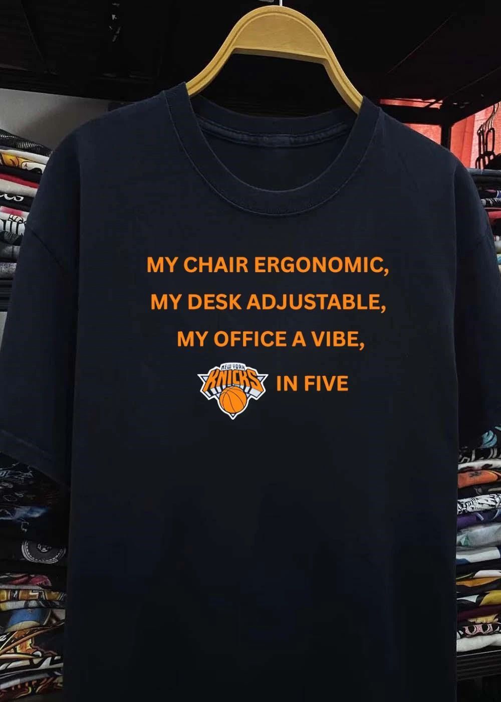 Knicks Fan Office Vibes Ergonomic Adjustable Shirt