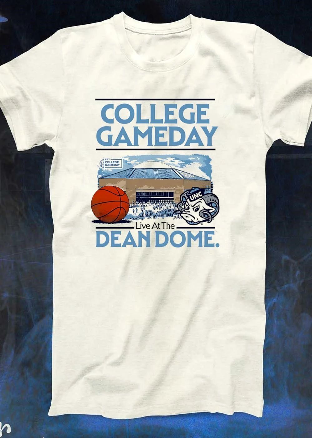ESPN College Gameday Live at the Dean Dome North Carolina Tar Heels T-Shirt