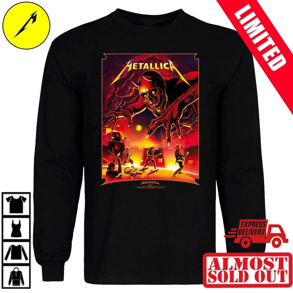 Metallica M72 Bologna Italy 2026 Nino Cammarata Demon T-Shirt