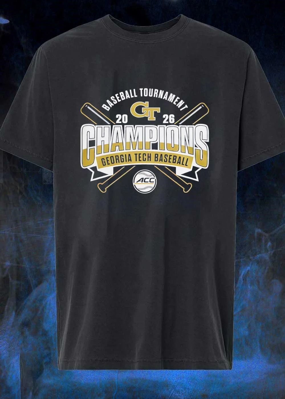 Georgia Tech Baseball Tournament Champions 2026 ACC Shirt