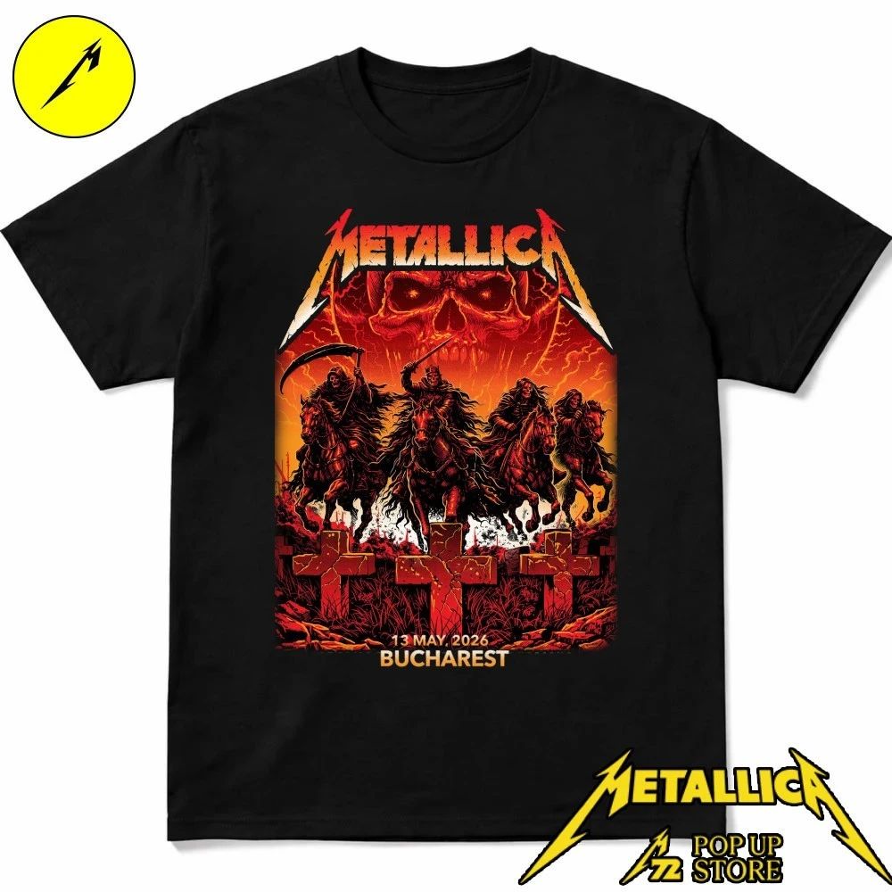 Metallica Bucharest Romania Arena Națională May 13, 2026 M72 World Tour 2026 by Maxx242 Shirt