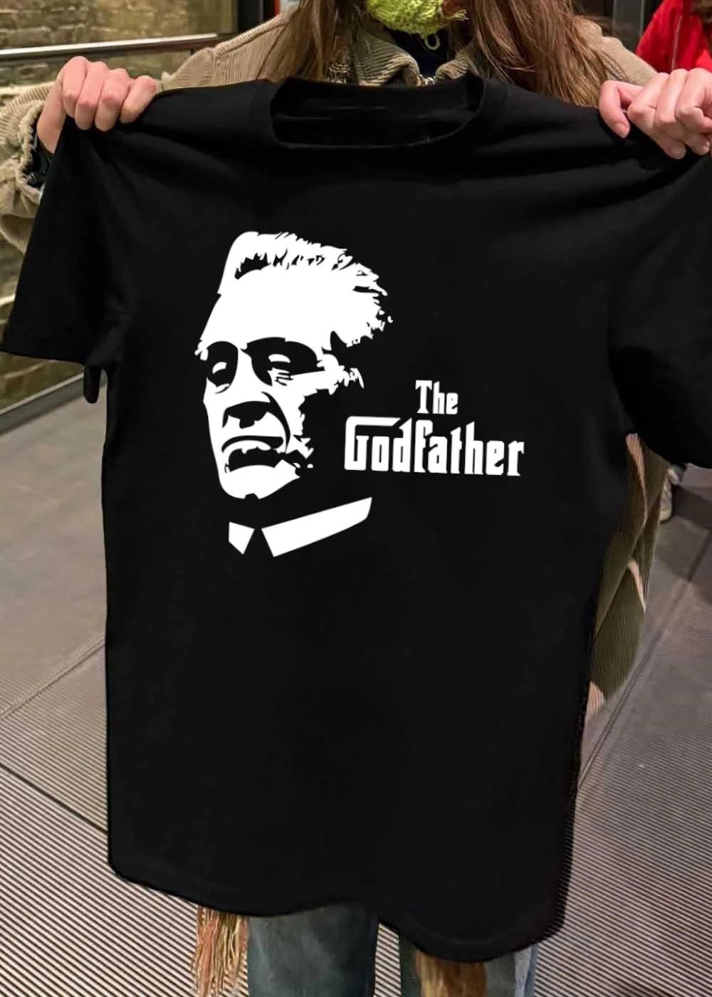 The Godfather Silhouette Black and White Graphic T-Shirt
