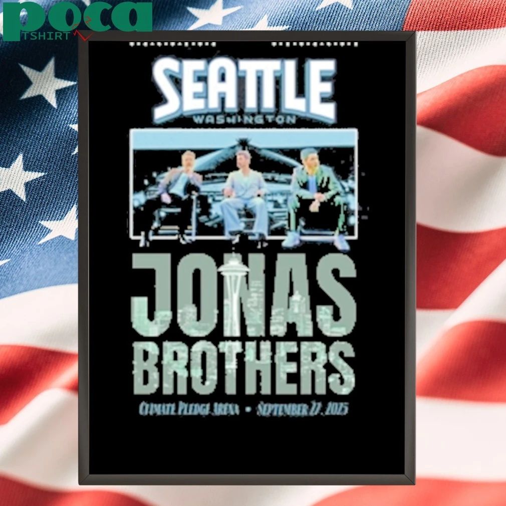 Jonas Brothers Seattle Washington Climate Pledge Arena Tour Shirt