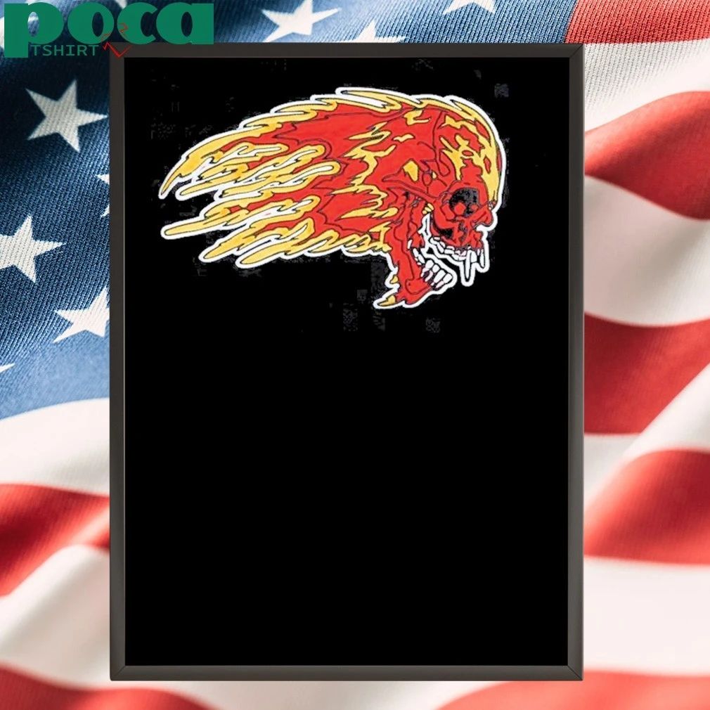 Metallica Flaming Skull ’97 Hockey Jersey T-shirt