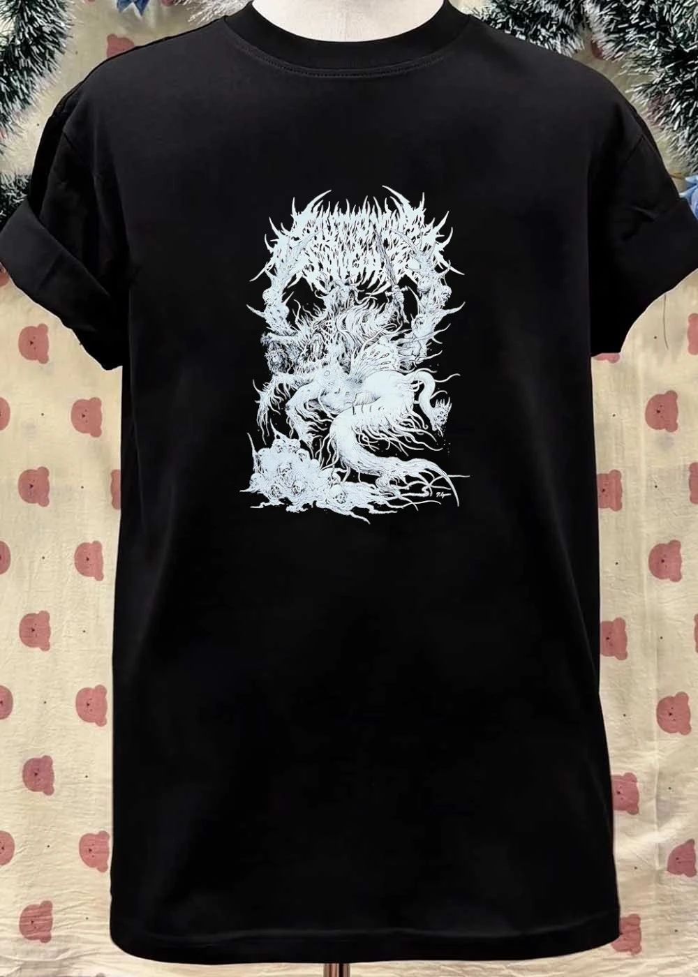 P Eponymous Abominable Putridity Demon With Sword Skull T-Shirt