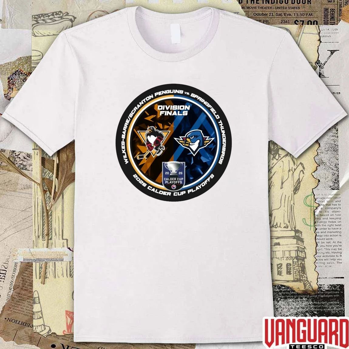 Wilkes-Barre Scranton Penguins vs Springfield Thunderbirds 2026 Division Finals Calder Cup Playoffs Dueling t-shirt