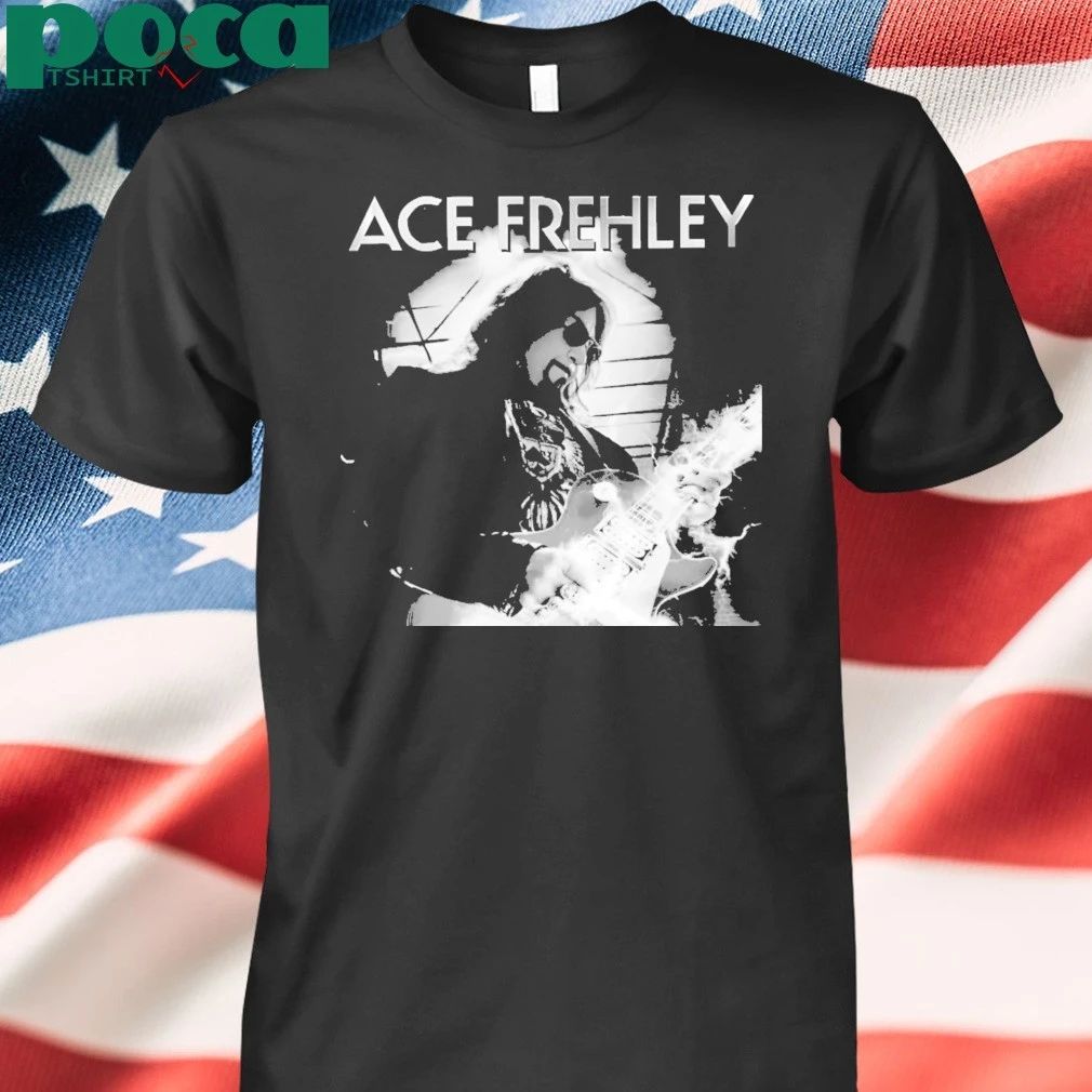 RIP Ace Frehley Memorial black T-Shirt