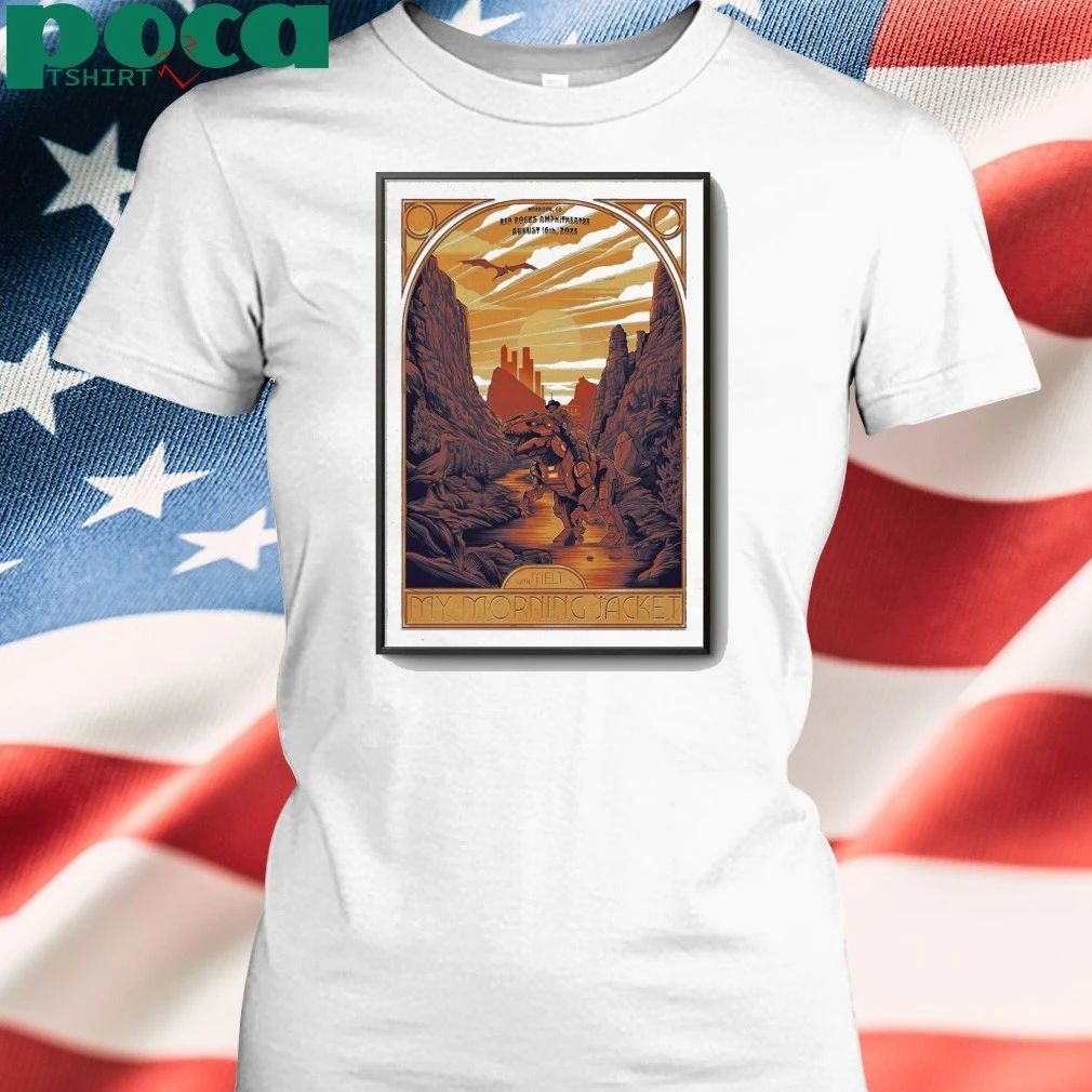 My Morning Jacket Red Rocks On Aug 16 2025 In Morrison CO Poster shirt