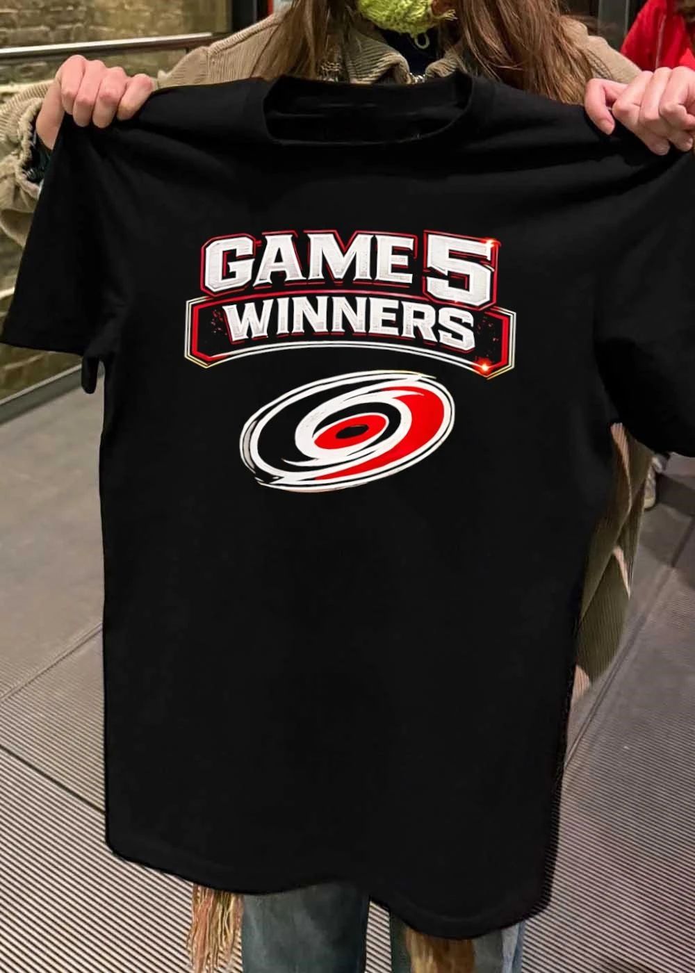 Game 5 Winners Carolina Hurricanes T-Shirt