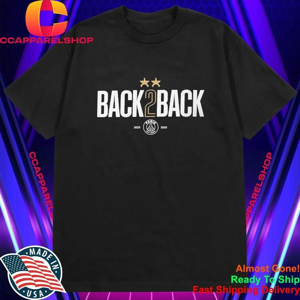 PSG Winner Back to Back 2 Star Champions League 2026 Shirt