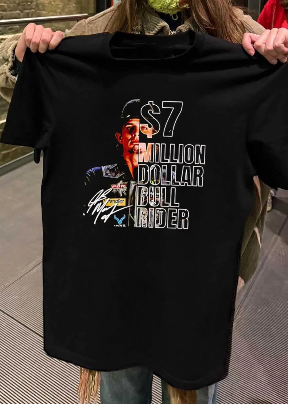 J.B. Mauney PBR 7 Million Dollar Bull Rider shirt