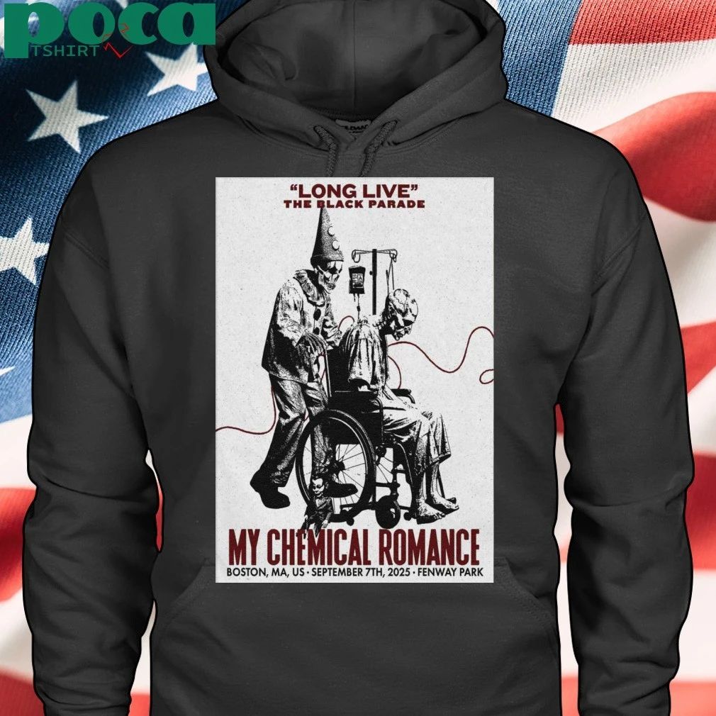My Chemical Romance in Boston 9 7 25 Poster T-shirt