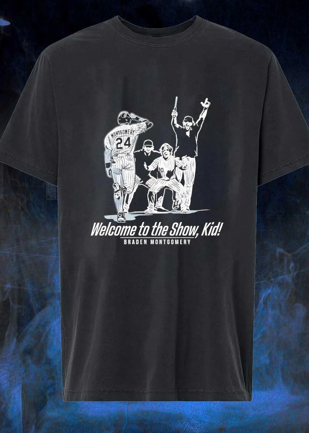 Braden Montgomery Welcome to the Show Kid Texas A&M Baseball T-Shirt