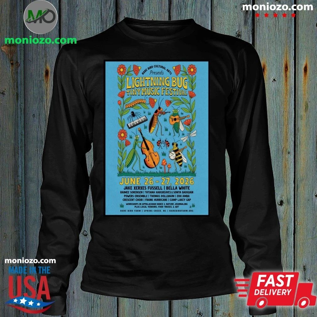 Original Lightning Bug Tiny Music Festival Spring Creek, NC 6 26-6 27 2026 Poster Shirt