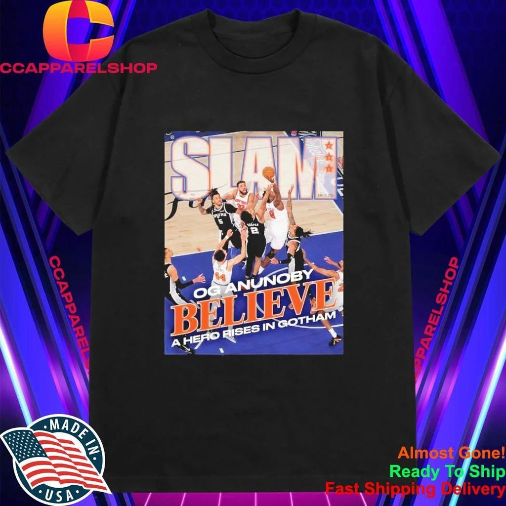 OG Anunoby Believe A Hero Rises In Gotham Shirt