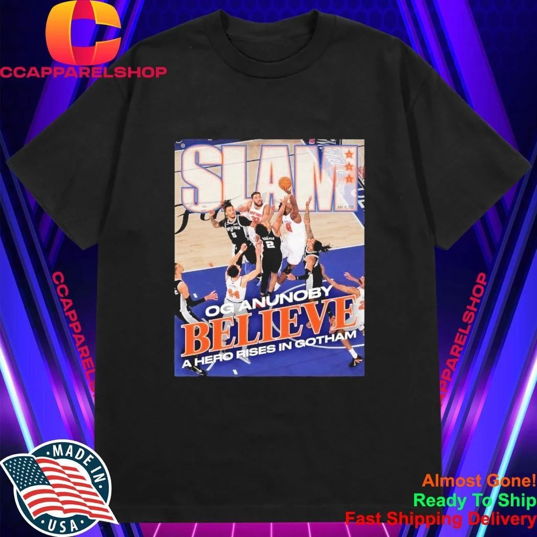 OG Anunoby Believe A Hero Rises In Gotham Shirt