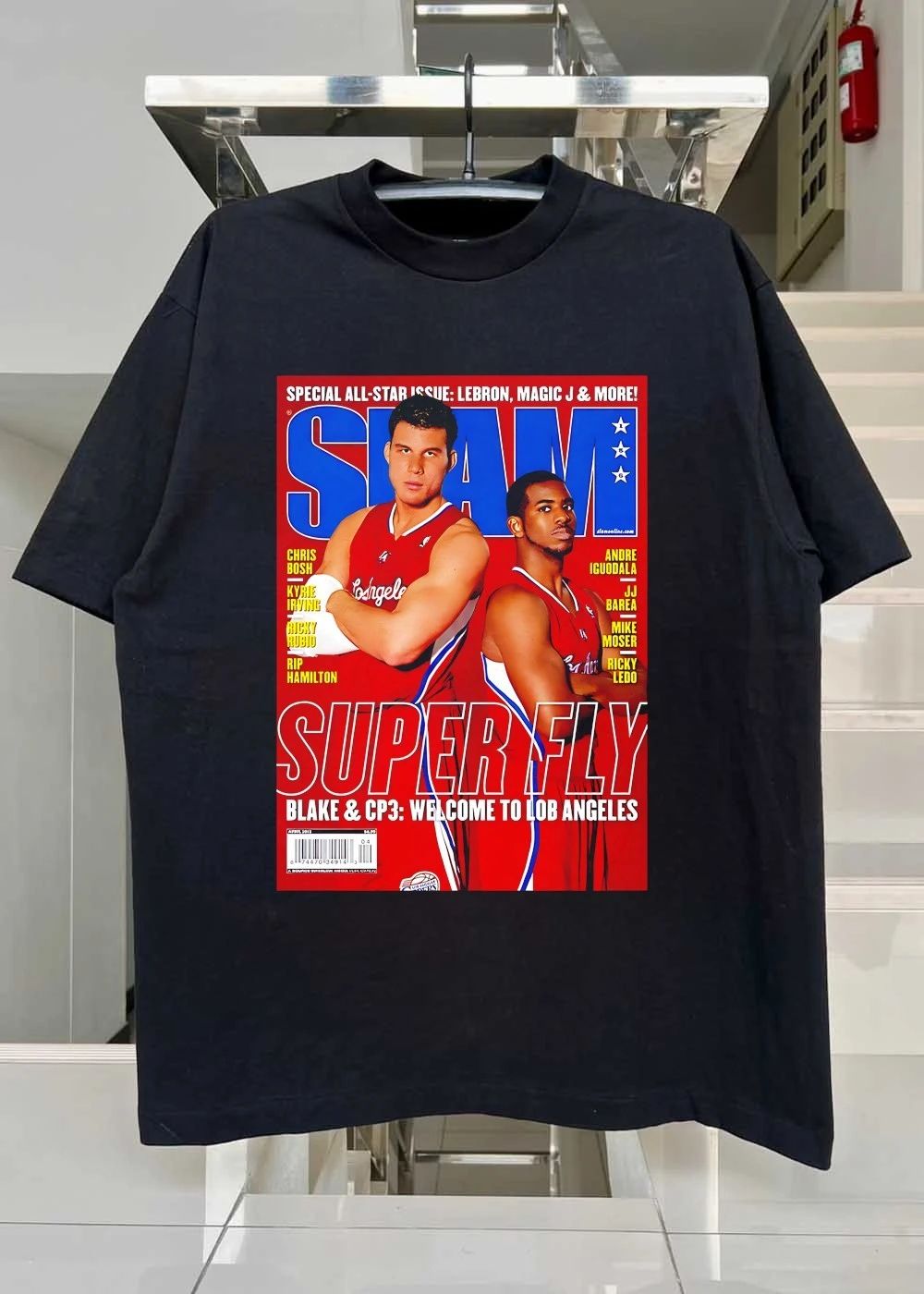 Chris Paul CP3 Blake Griffin Los Angeles Clippers LA Lob City NBA SLAM shirt