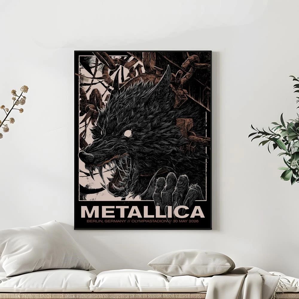 Metallica M72 Berlin Event Poster – Pop-Up Shop Edition – Olympiastadion 30. Mai 2026 – Collin Estrada Art