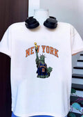 New York Liberty Statue Holding Championship Trophy New York 11 Shirt