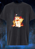 Shocked Hamster Military Helmet Graphic Shirt
