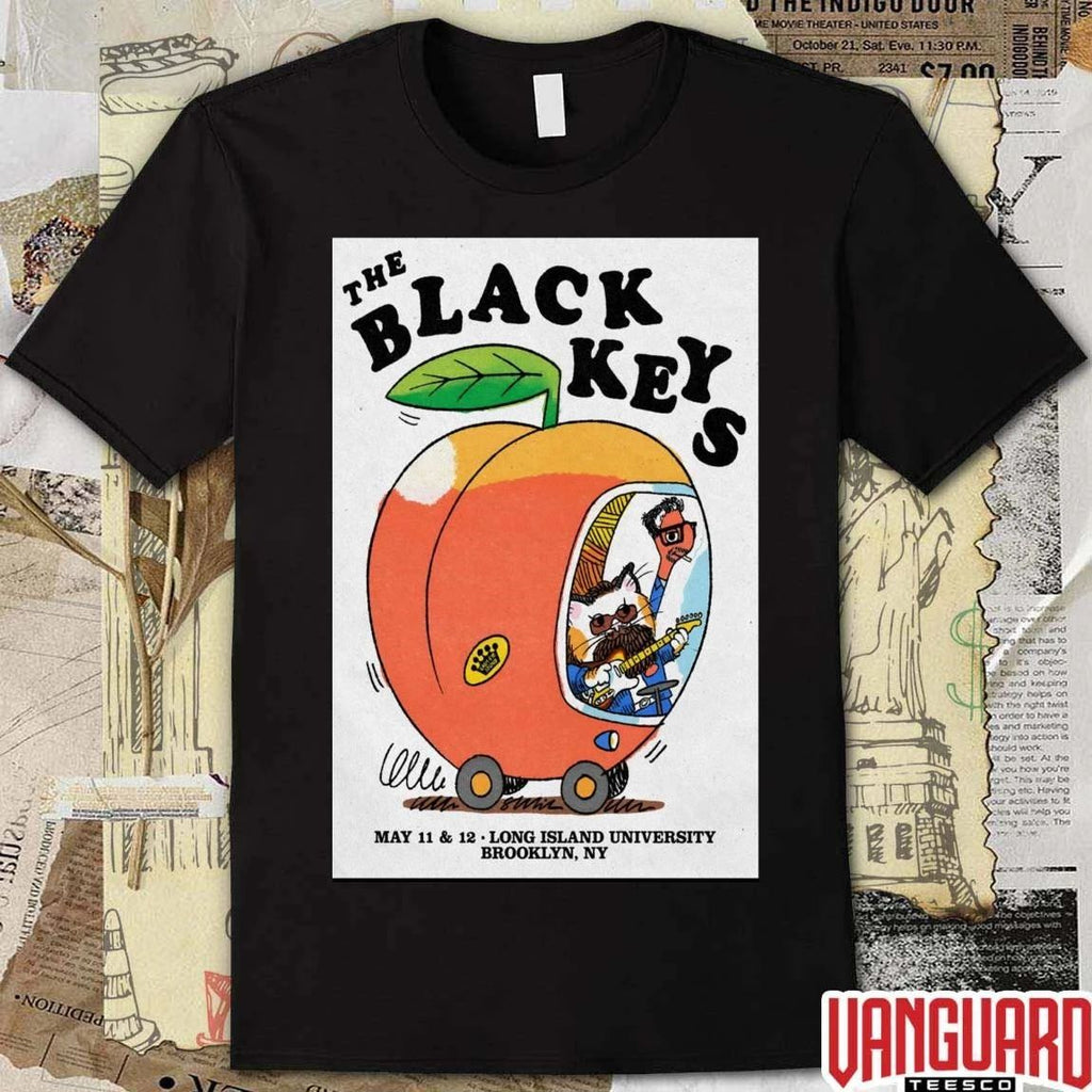 The Black Keys May 11-12 2026 NYC Tour Long Island University Brooklyn NY Poster t-shirt