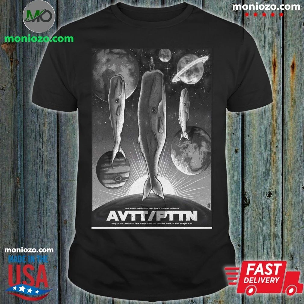 The Avett Brothers With Mike Patton May 10 2026 San Diego CA Poster Shirt
