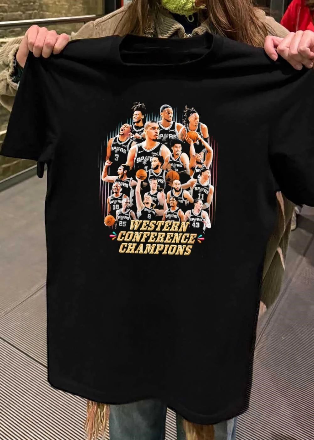 Victor Wembanyama San Antonio Spurs Western Conference Champions NBA WESTERN CONFERENC shirt