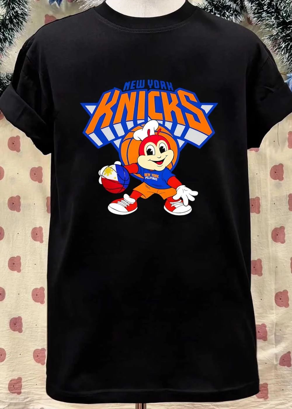Jollibee Playing Basketball New York Pilipinas Knicks Shirt