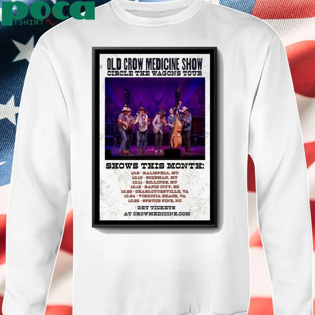 Old Crow Medicine Show October 2025 Poster shirt