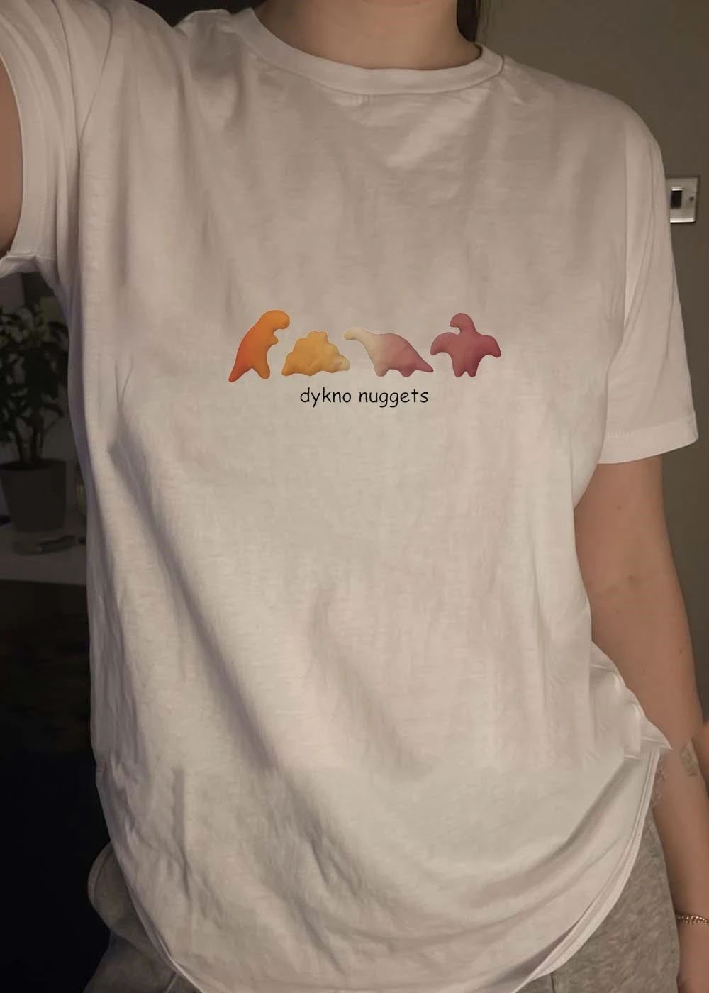 Girlycore dykno nuggets shirt