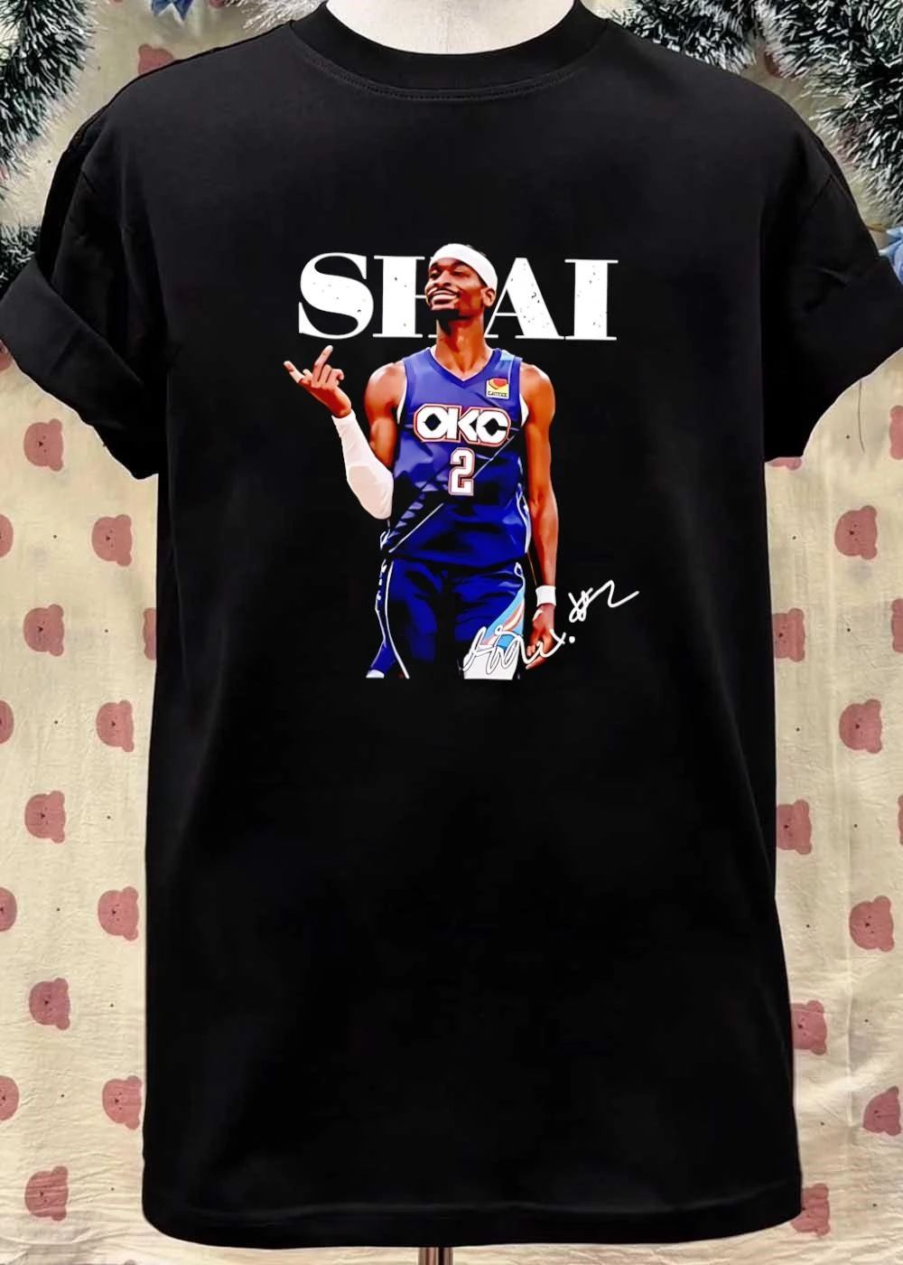 Shai Gilgeous-Alexander OKC Thunder Number 2 Basketball Signature shirt