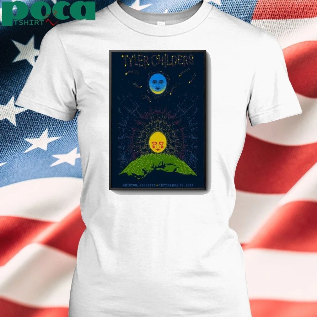 Tyler Childers September 27 2025 In Bristow, VA Tour Poster shirt
