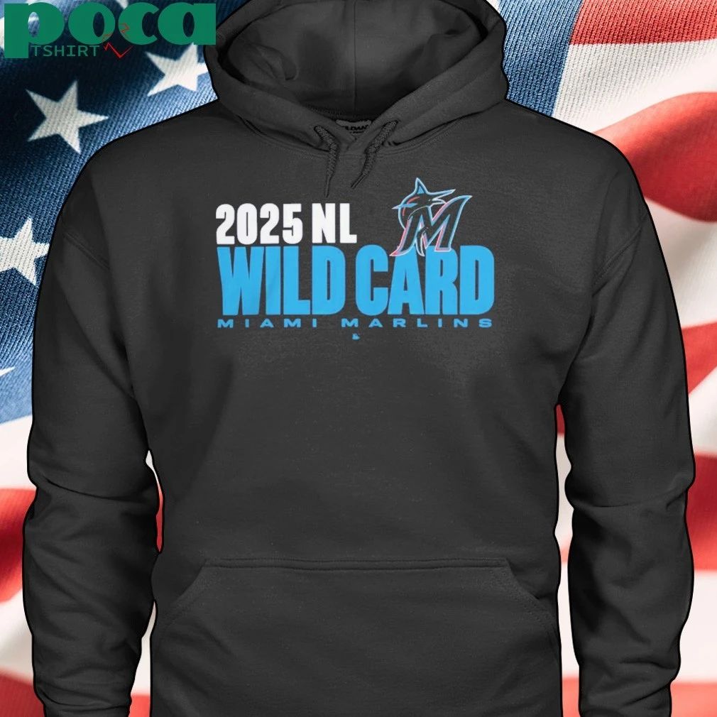 Miami Marlins 2025 Nl Wild Card Postseason Celebration Shirt