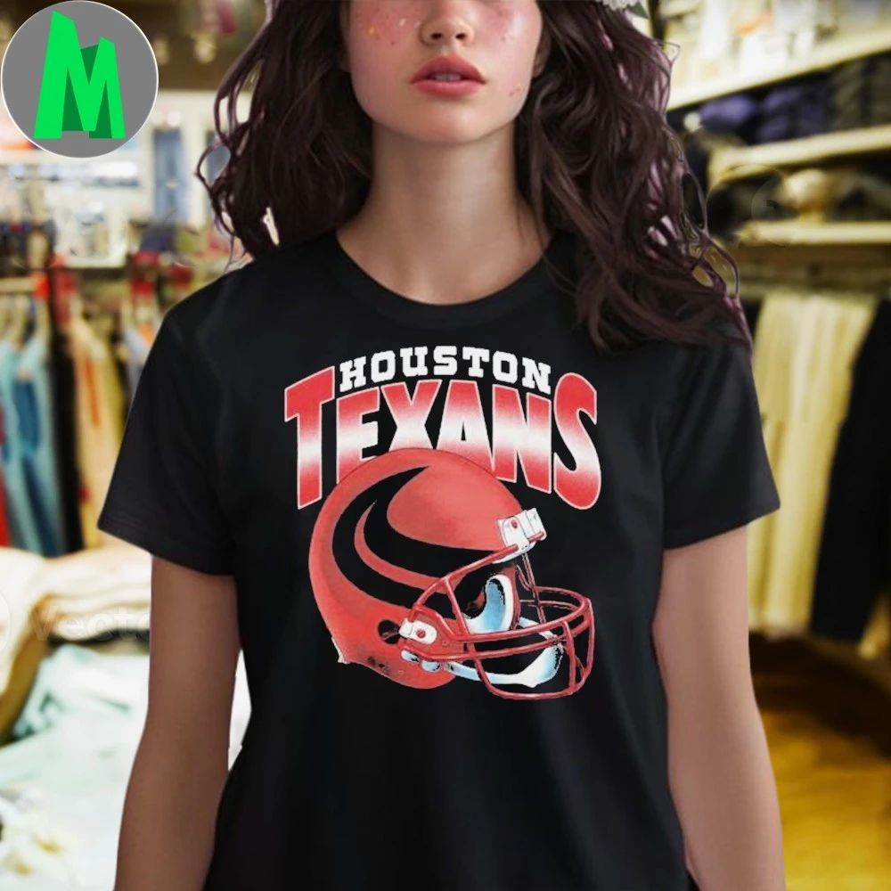 Original Houston Texans Gradient Helmet Hot Shirt