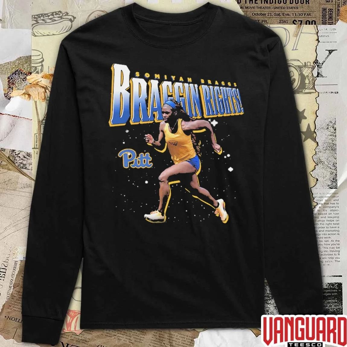 Somiyah Braggs Braggin Rights Pitt Panthers Graphic t-shirt