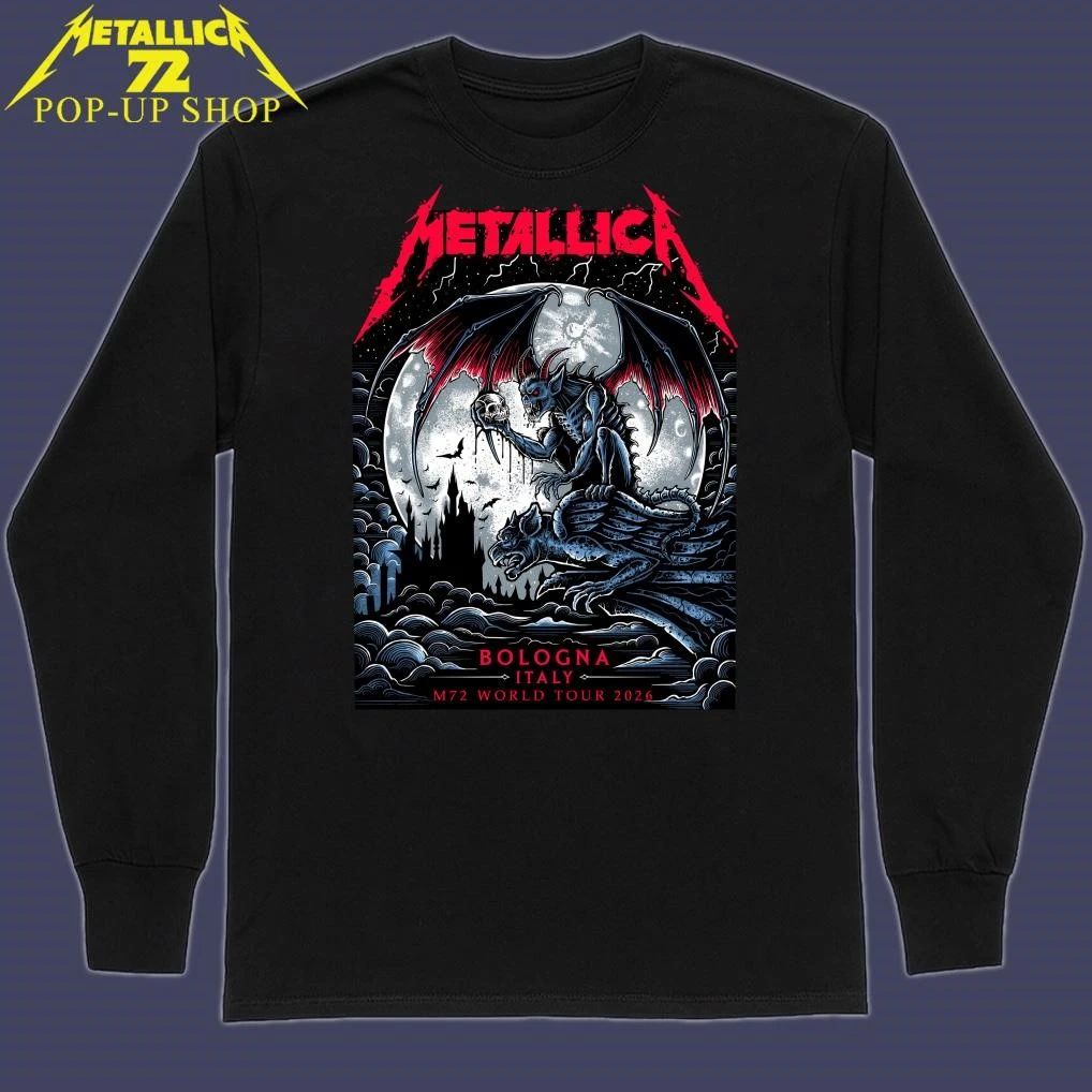 Metallica M72 Bologna World Tour 2026 Art by Keith Stanley T-Shirt