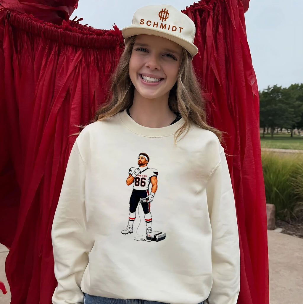 The Gamer Dalton Schultz Houston Texans 8-bit games shirt
