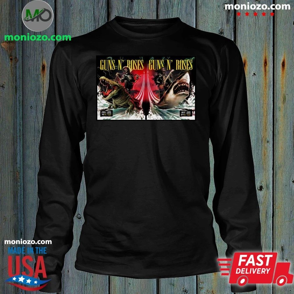 Original Guns N’ Roses In Hollywood FL On Apr 30-May 5 2026 Event Poster Shirt