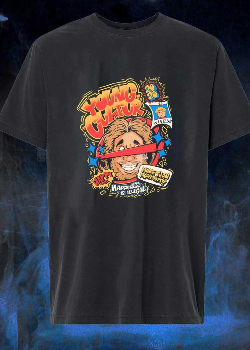 Young Culture 2020 Happiness Is Illegal Wanted Shirt