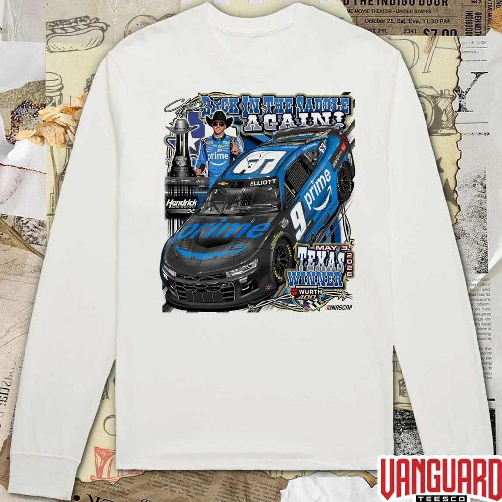 Hendrick Motorsports Back In The Saddle Again Chase Elliott 2026 Würth 400 Race Winner May 3 Texas t-shirt