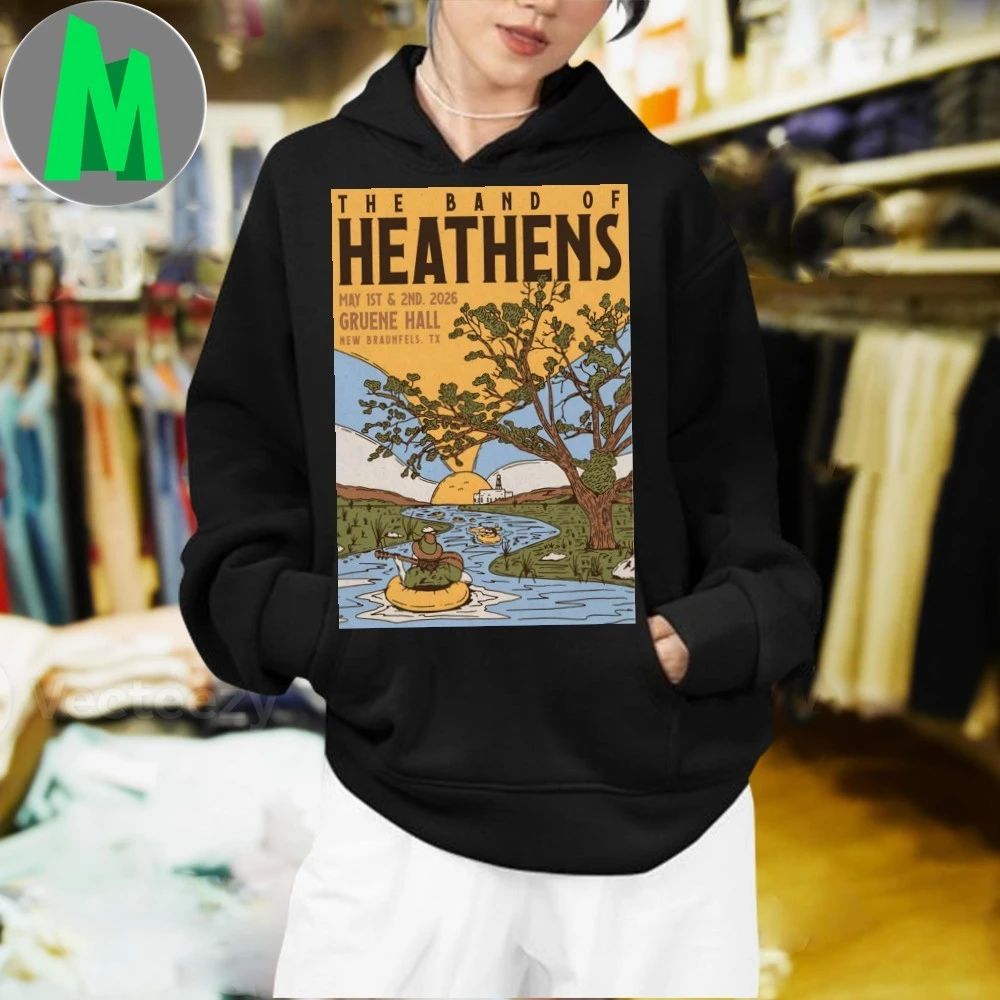 Original The Band Of Heathens New Braunfels TX 5 1-5 2 2026 Poster Shirt