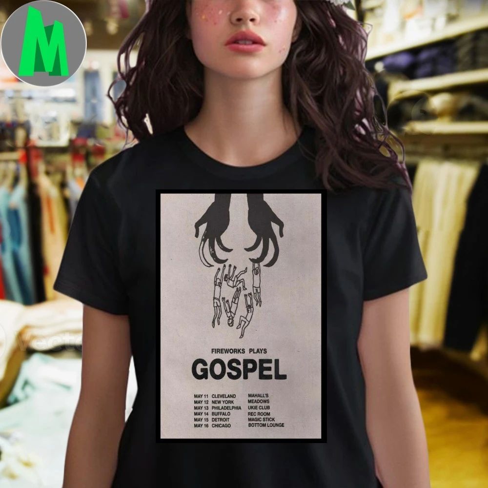 FIREWORKS Album GOSPEL 2026 Poster Shirt