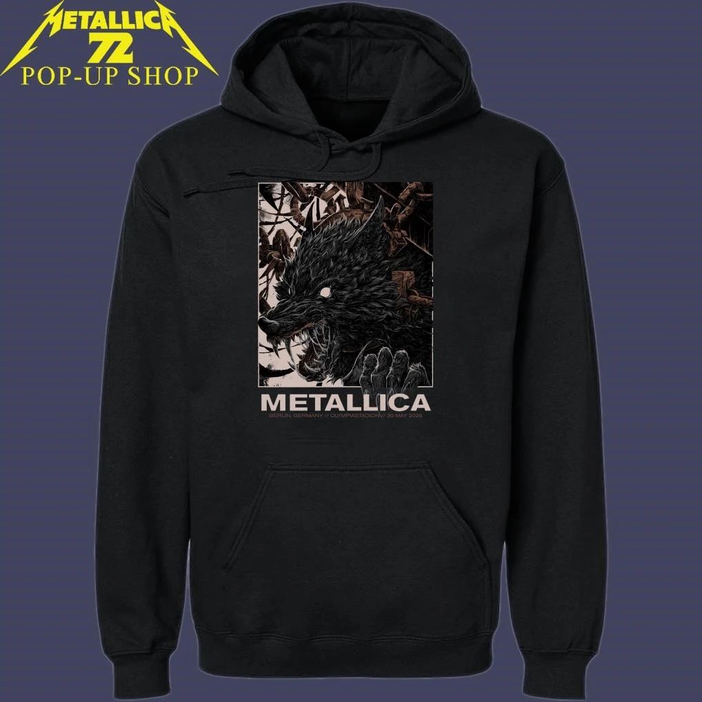Metallica M72 Berlin Germany Mai 30, 2026 Olympiastadion Art By Collin Estrada T-Shirt