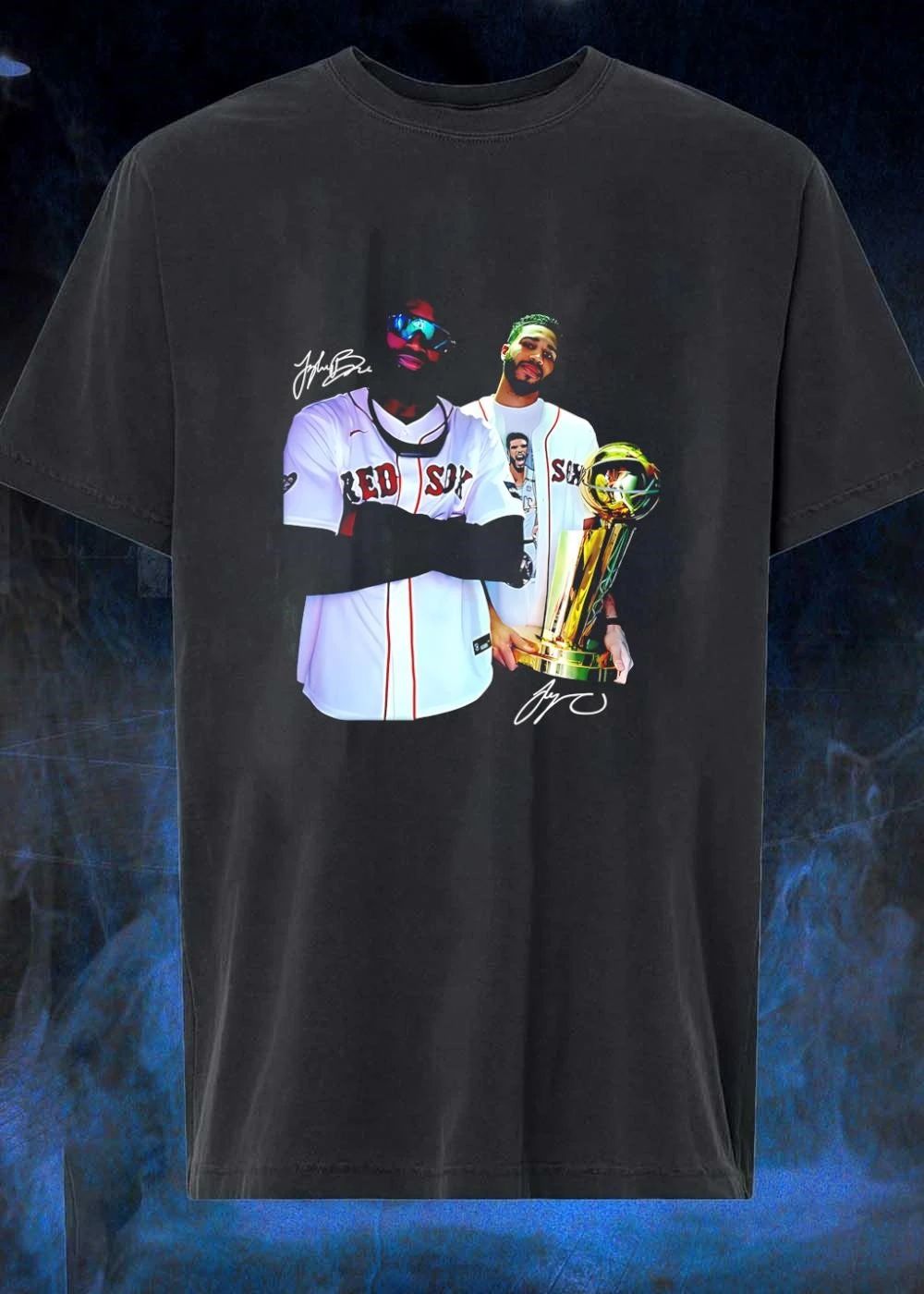 Jb Jt Jaylen Brown and Jayson Tatum Holding NBA Trophy Boston Red Sox T-Shirt