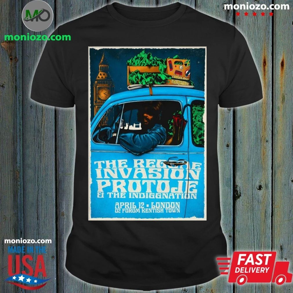 Protoje April 12 2026 In London UK Poster Shirt