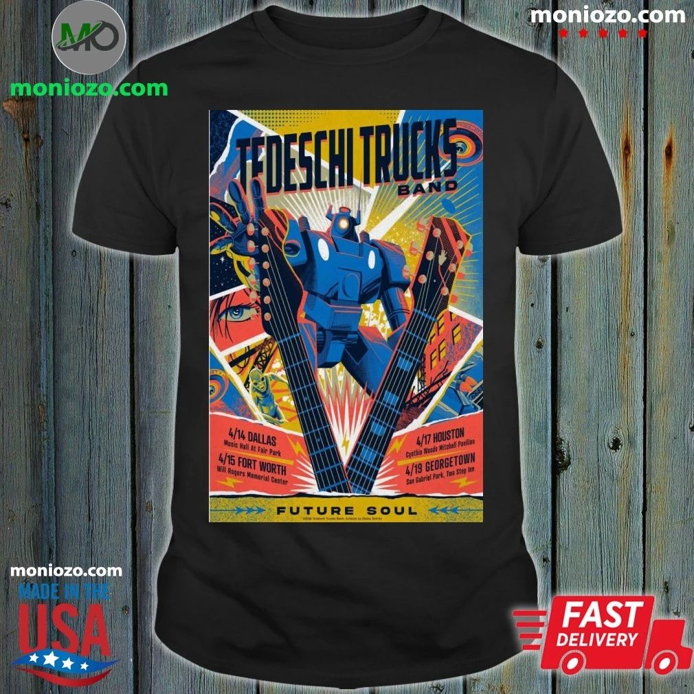 Tedeschi Trucks Band Poster for show in Texas 2026 Shirt