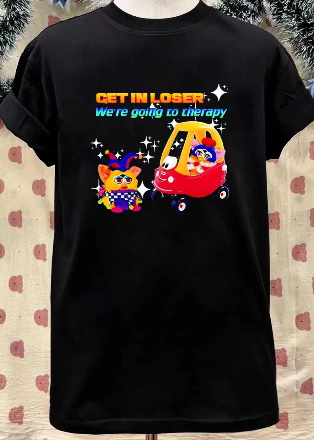 Funny Furby Toys Get in Loser We Are Going to Therapy Shirt